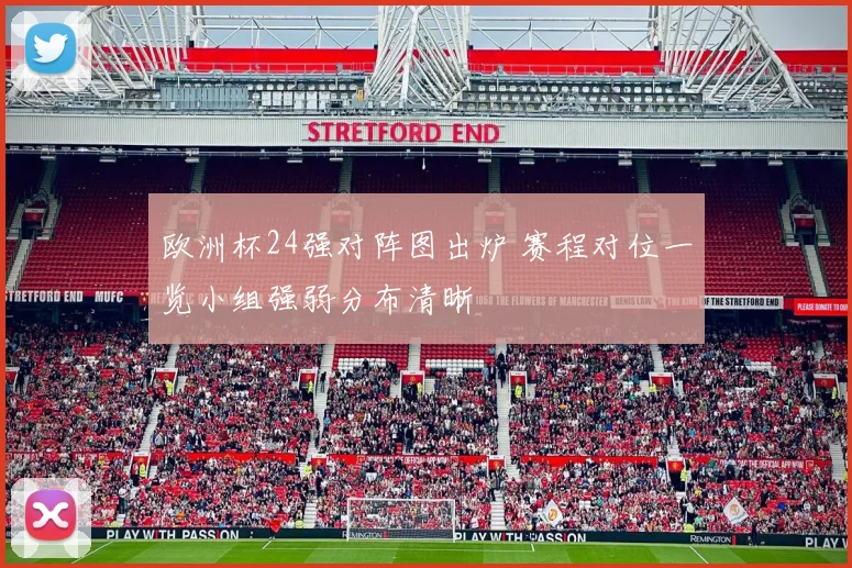 欧洲杯24强对阵图出炉 赛程对位一览小组强弱分布清晰