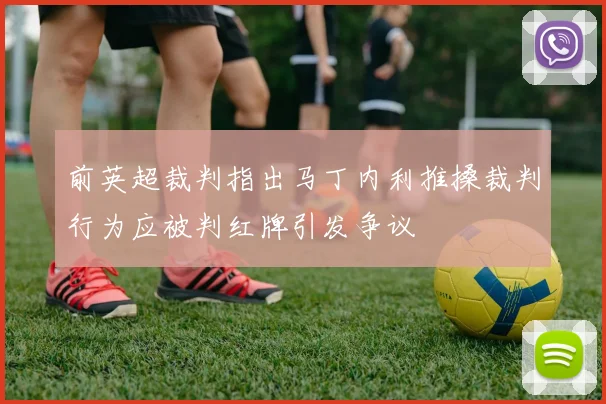前英超裁判指出马丁内利推搡裁判行为应被判红牌引发争议